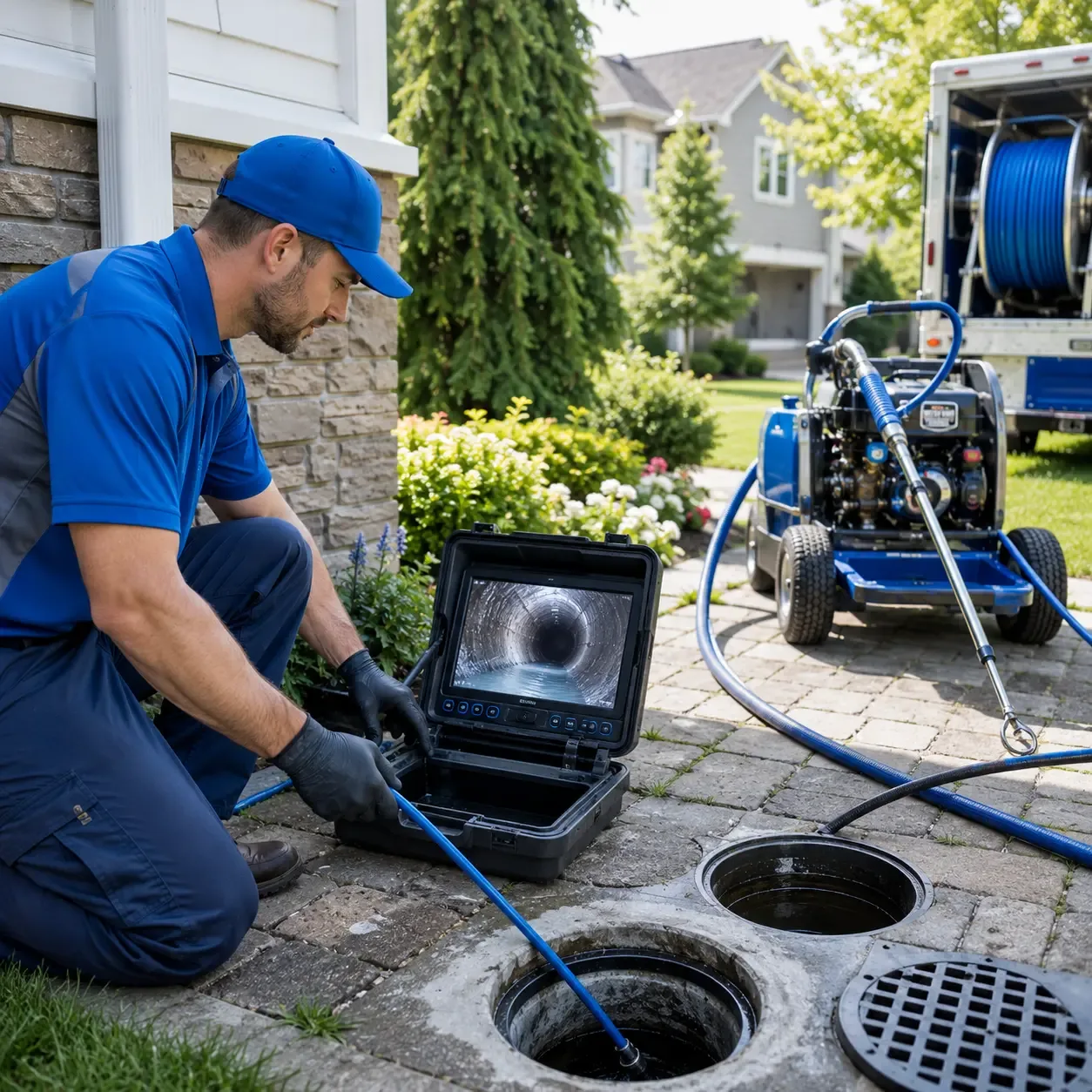 Outdoor drain cleaning professionals serving Cairnbrook, PA